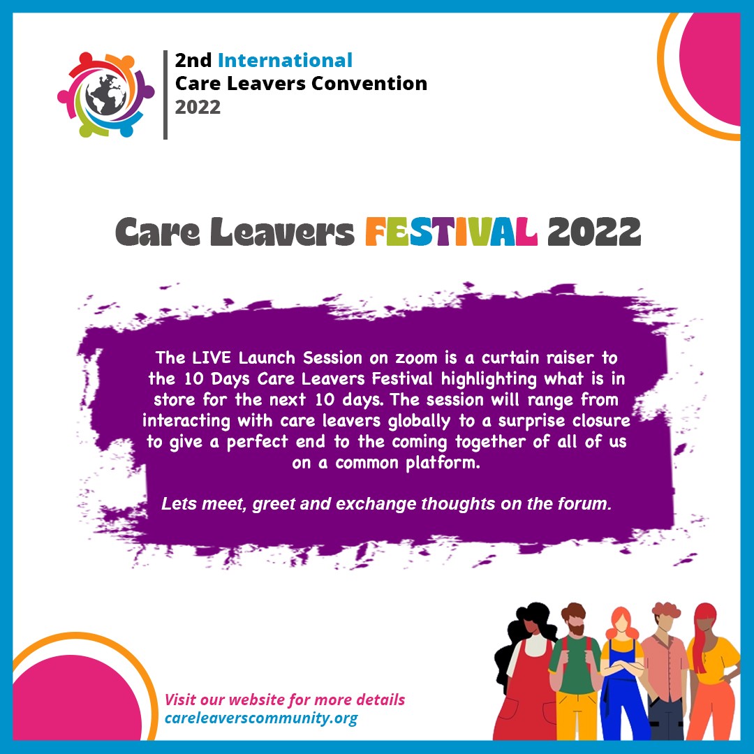 Care Leavers Festival 2022 Day 1 poster 2